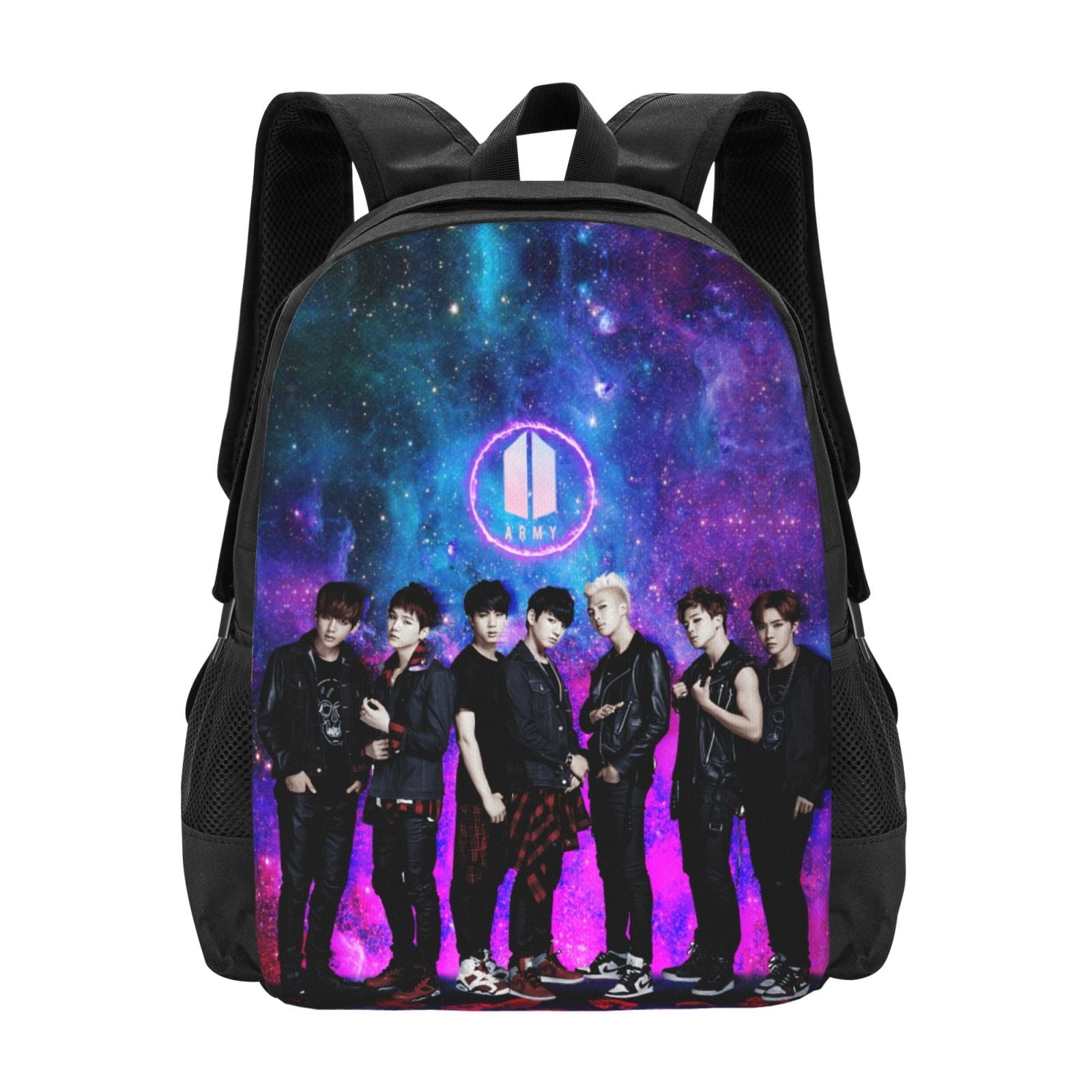 Kpop BTS Backpack,3d Print Laptop Backpack Lightweight Casual Daypack Bookbag 16.5 In