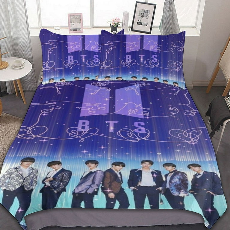 Kpop BTS Bed Duvet Cover Microfiber Bedding Sets 3D Printed