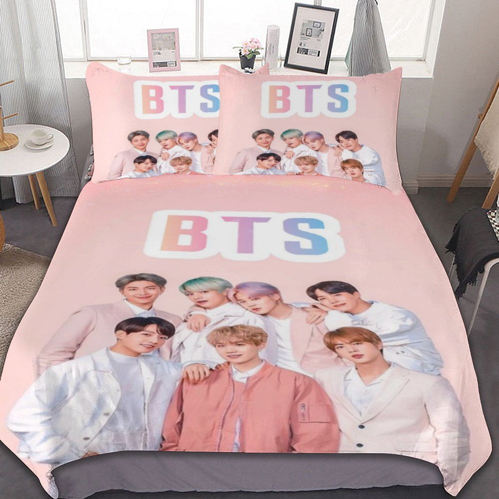 Bts bed sheets discount