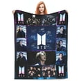 thumbnail image 1 of Kpop BTS Blanket Ultra-Soft Flannel Dynamite Throw Blankets Merch Bedding Gifts for Room Bed Couch Decor, 1 of 8