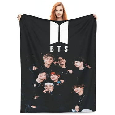 Kpop BTS Blanket Ultra-Soft Flannel Dynamite Throw Blankets Merch Bedding Gifts for Room Bed Couch Decor