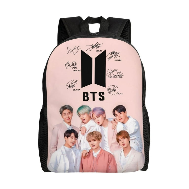 Kpop BTS Backpack Bookbag Casual Daypack Travel Backpacks