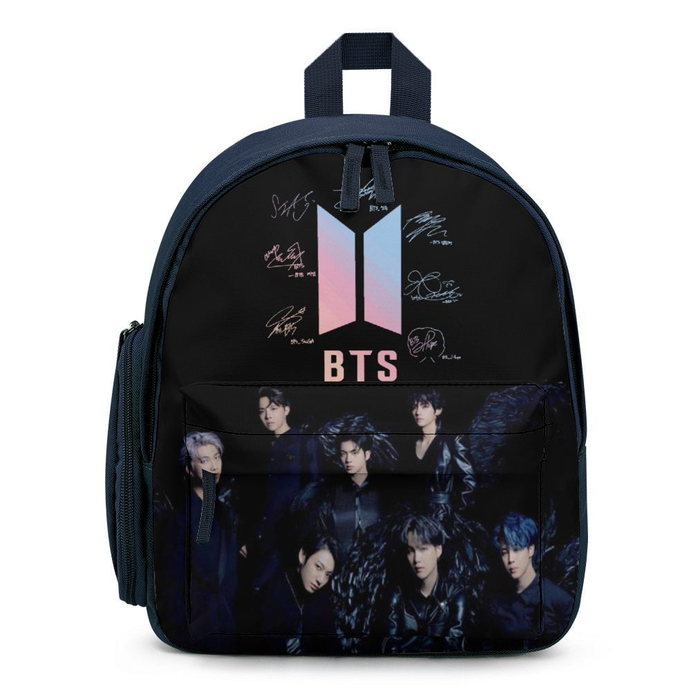Kpop BTS Kpop BTS Kid School Backpack Bookbag Casual Daypack Travel Backpacks for Boys Girls