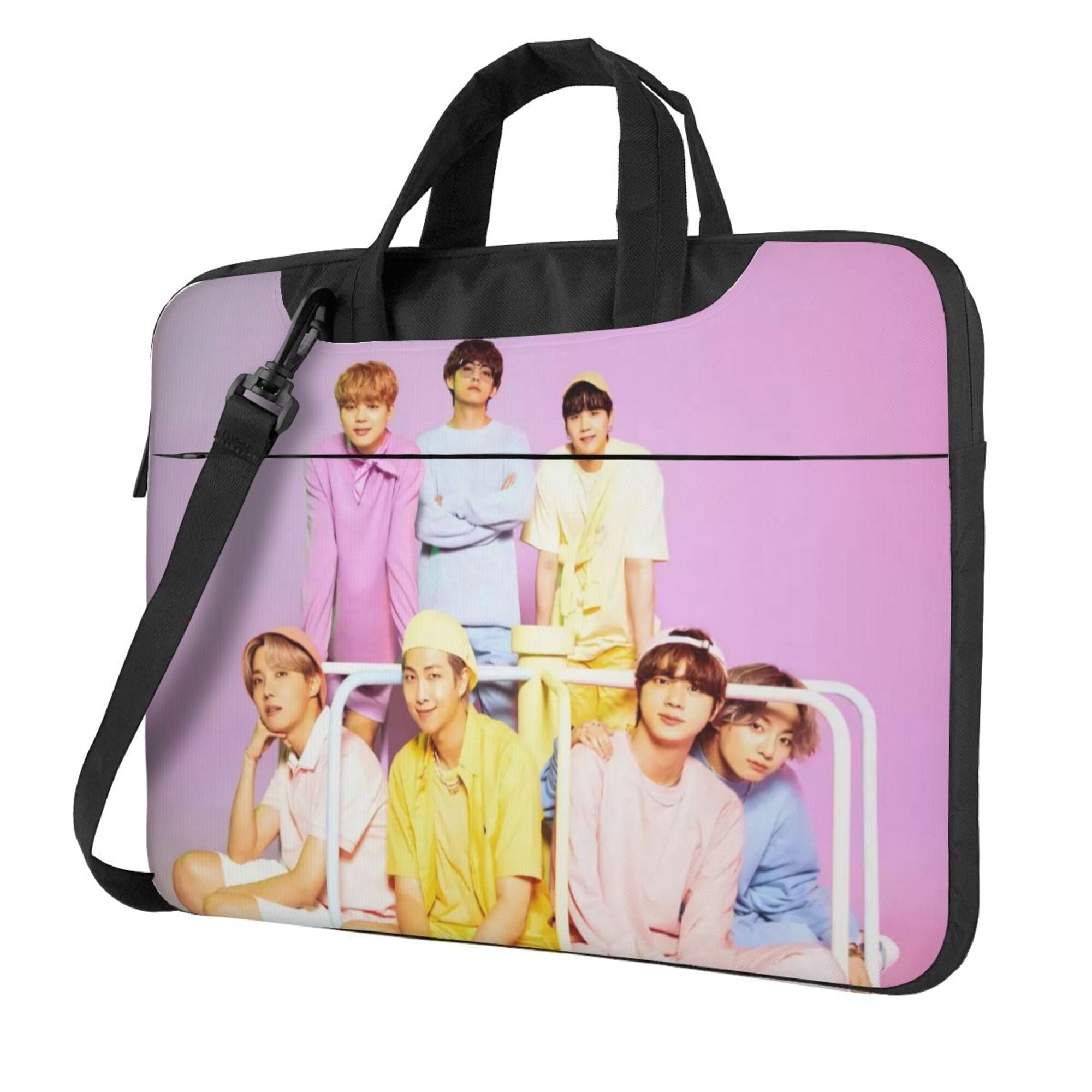 BTS K Pop Travel/Laptop Bag Kpop BTS Laptop Bag Laptop Case Computer Notebook Briefcase  main image 3