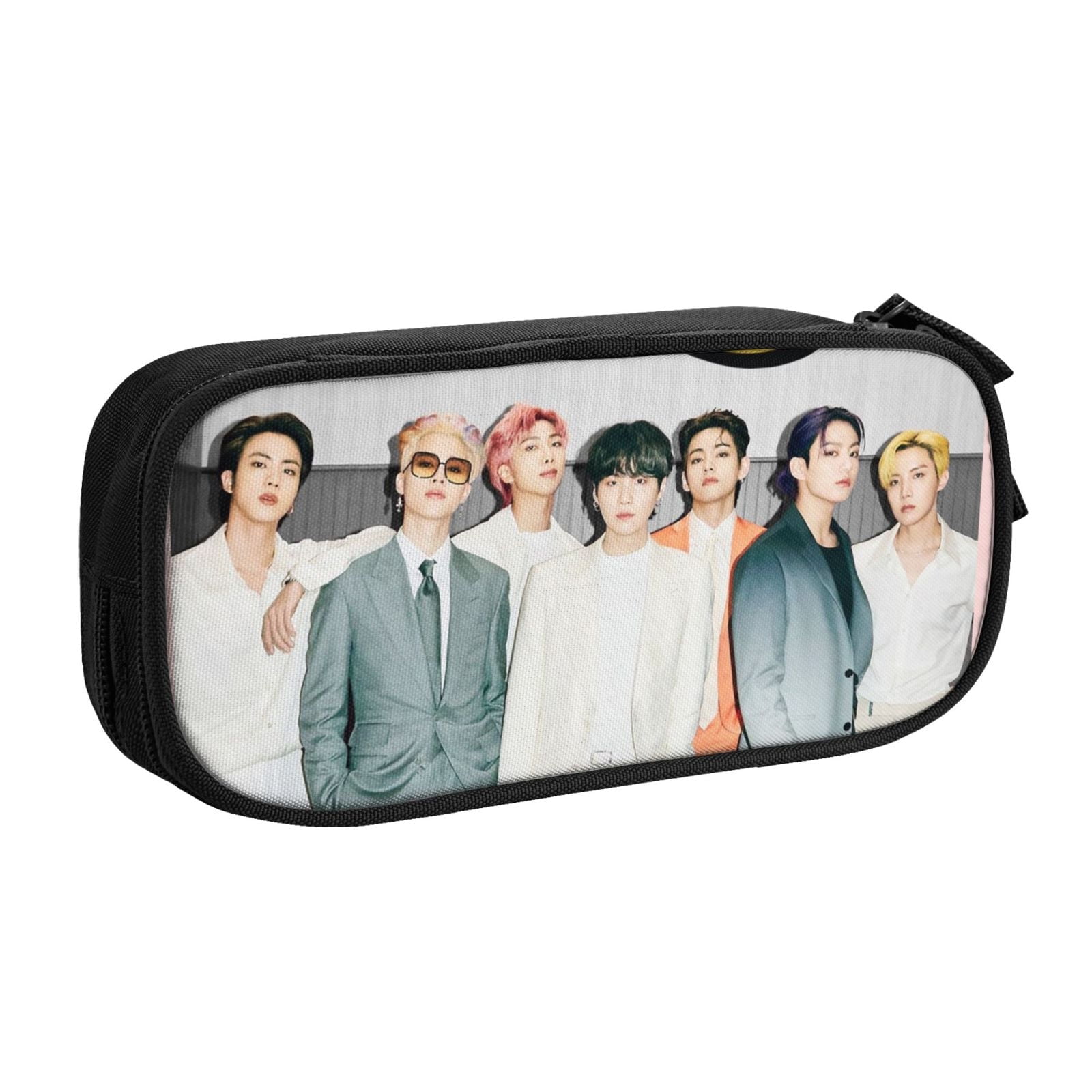 Kpop BTS Pencil Case Multipurpose Pencase Large Capacity Durable Pencil Pouch Storage Pen Bag Organizer Stationery Walmart