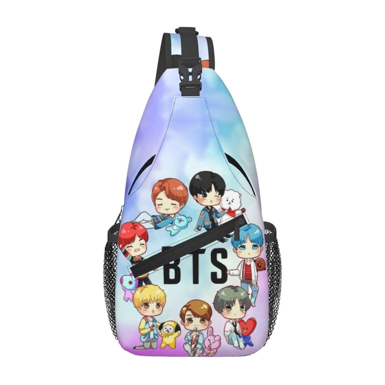 Kpop BTS Sling Bag Crossbody Sling Backpack Chest Bag Daypack