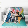 thumbnail image 1 of Kpop BTS Super Soft Throw Blanket Ultra Soft Flannel Blankets Home Furnishing Blanket Sofa Blanket 50"X40", 1 of 7