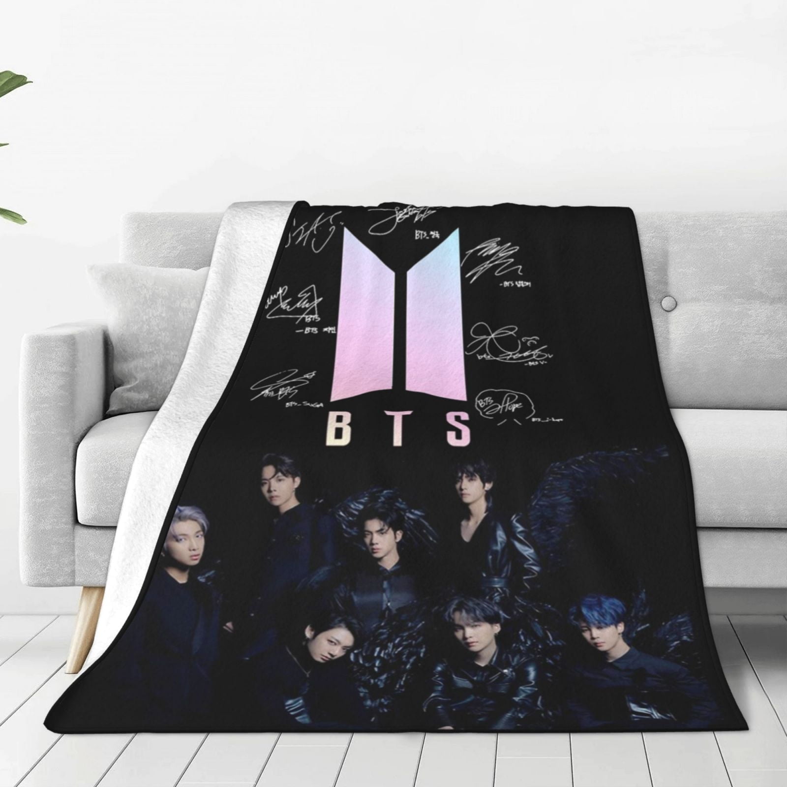 防弾少年団 BLANKET Generic BTS Merchandise K-pop Throw Blanket | 4 Different