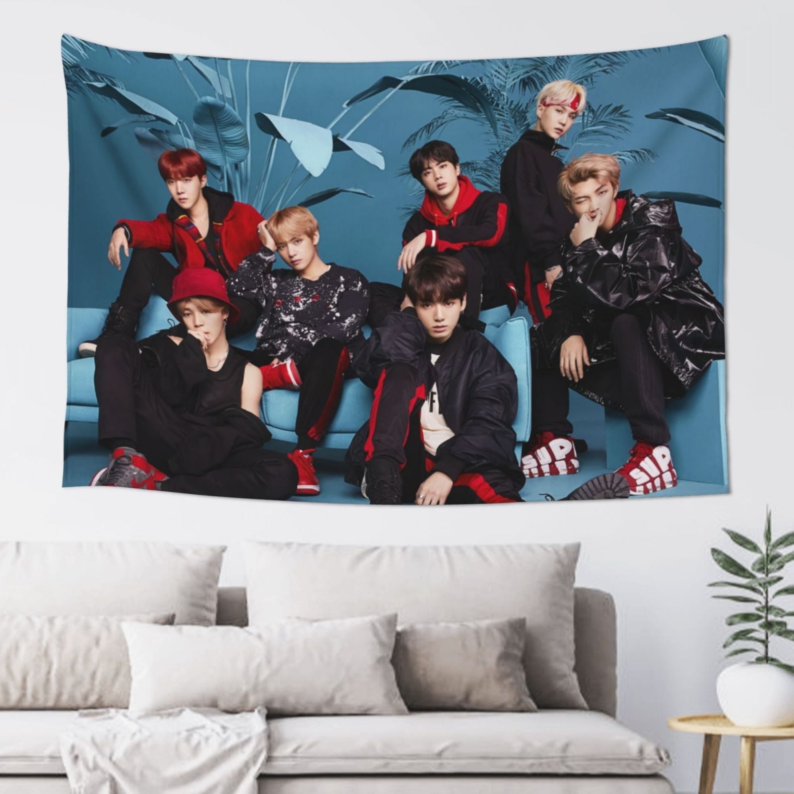 Kpop BTS Tapestry Wall Hanging Tapestries for College Dorm Room Decor 60X40 Walmart