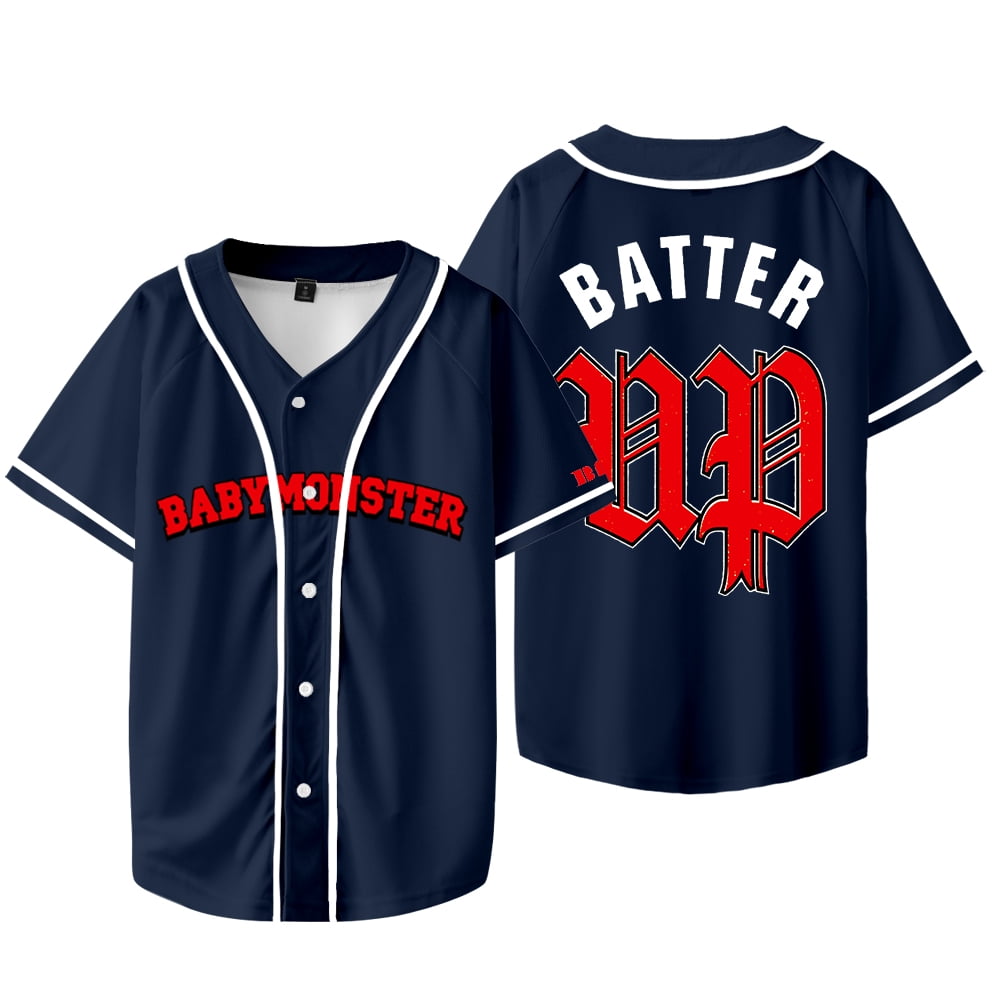 BABYMONSTER BATTER UP ベースボールシャツ 黒Lサイズ