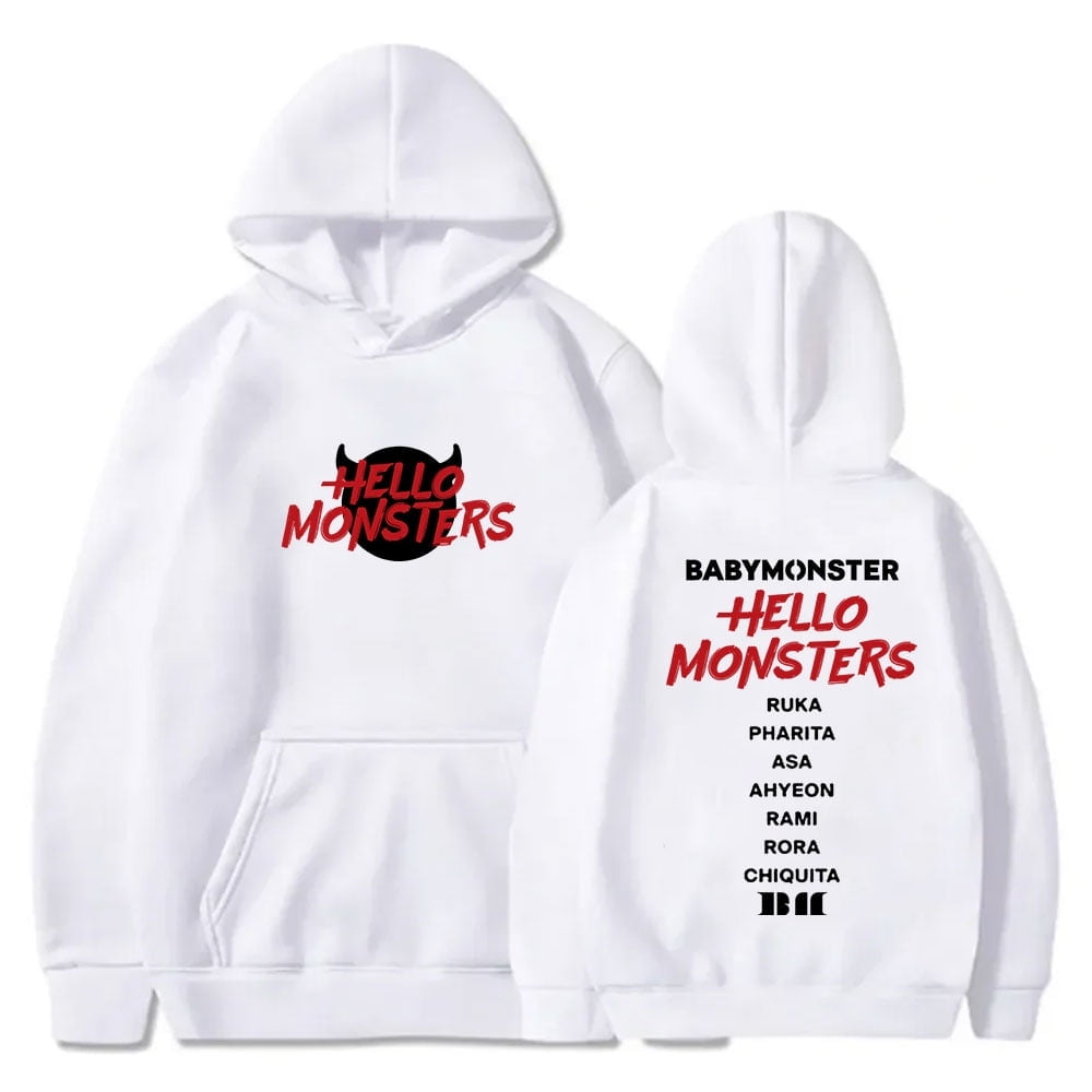 Kpop Babymonster Hello Monsters World Tour Merch Hoodie