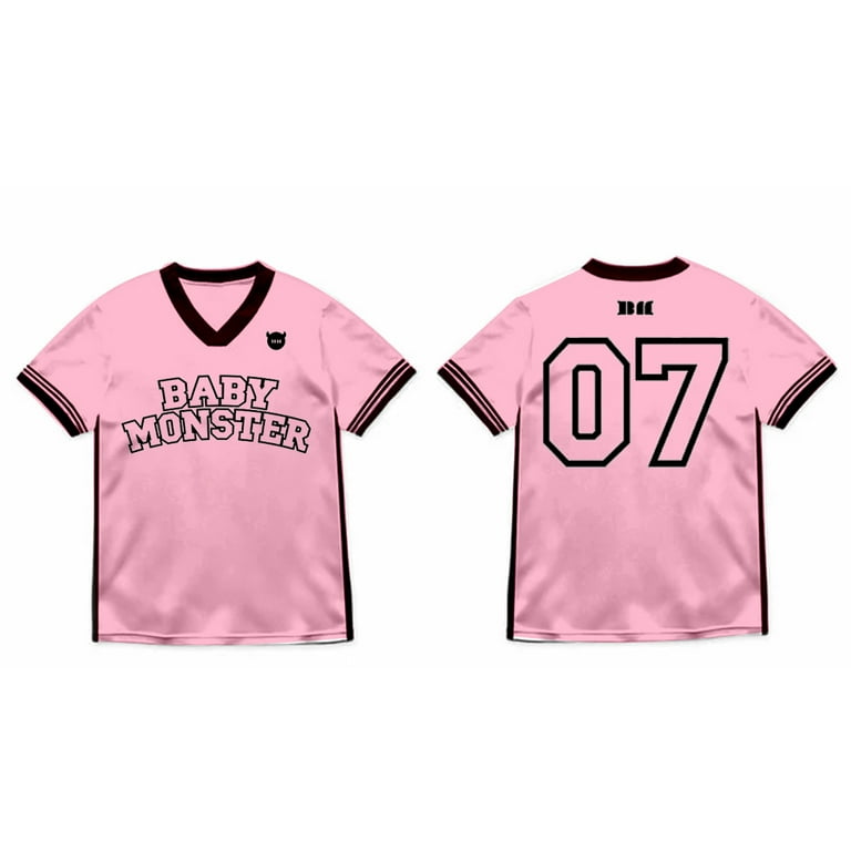BABYMONSTER ユニフォーム Kpop Babymonster Hello Monsters World Tour Merch Jersey Cosplay