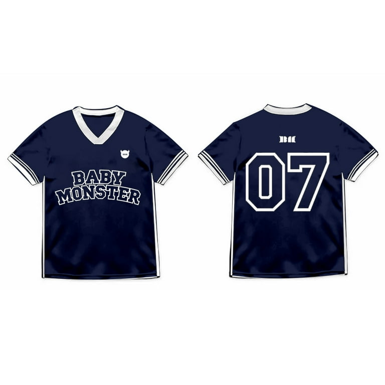 BABYMONSTER ユニフォーム Kpop Babymonster Hello Monsters World Tour Merch Jersey Cosplay