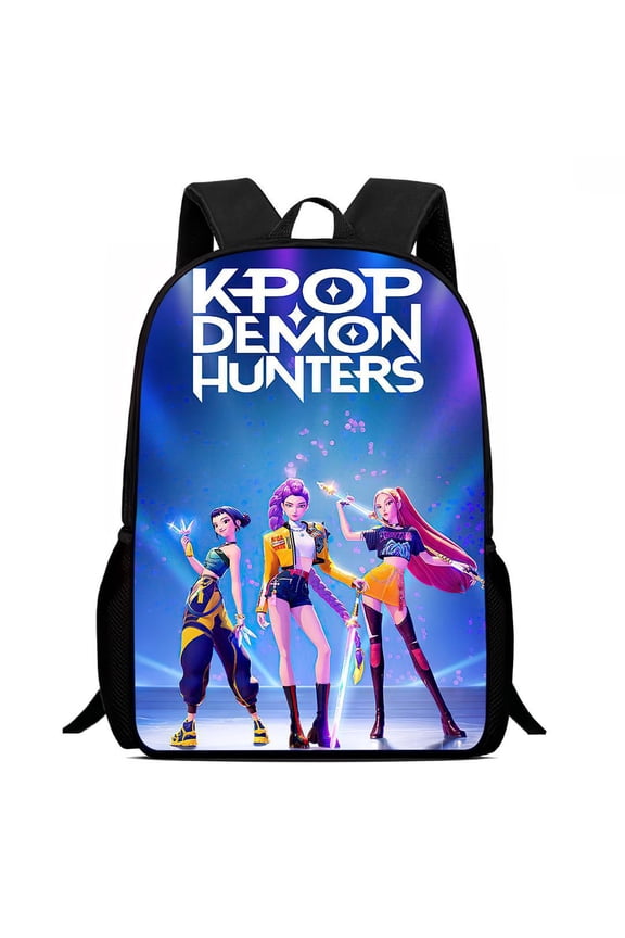 Kpop Backpack, lightweight and durable laptop bag, 3D printed everyday backpack, multi-pocket design, stylish shoulder backpack.