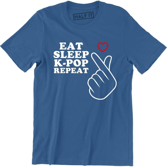 Kpop Boys Eat Sleep Kpop Repeat Men's Kdrama Korean T-Shirt