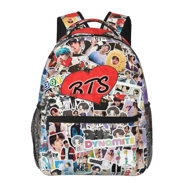 Kpop Bts Backpack College Bag Lightweight Bookbag Casual Daypack