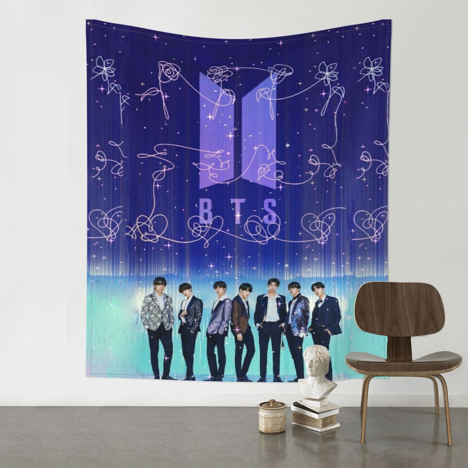 BTS壁掛け Kpop-Bts-Tapestry-Wall-Hanging