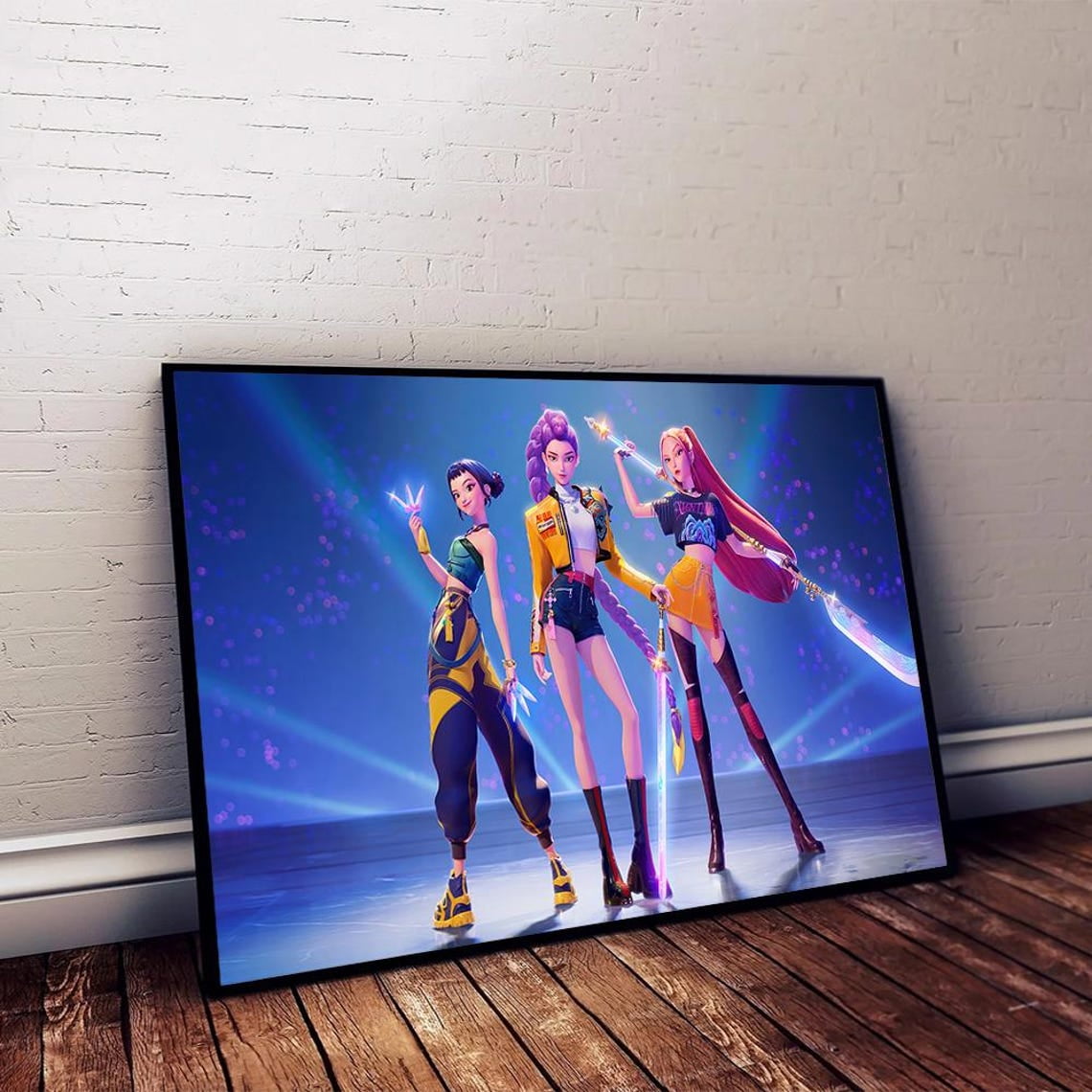 Kpop Demon Hunters 2025 Movie Posters Art Print Posters Home kpop-demon-hunters-2025-movie-posters-art-print-posters-home