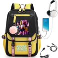 thumbnail image 1 of Kpop Demon Hunters Backpack Shouler Bag Messenger Bag Backpack Back to School Birthday Gift, 1 of 3