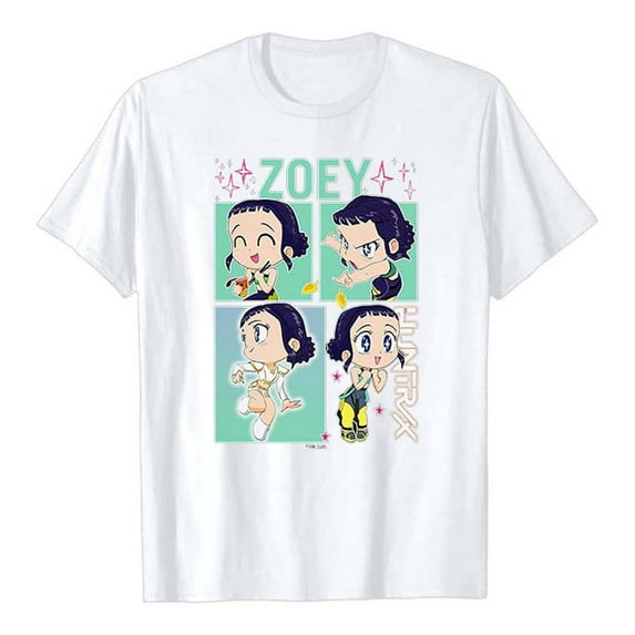Kpop Demon Hunters Bootleg Style Printed T-shirt, Kpop Demon Hunters Outfit, Hot Cartoon Theme Printing Top Kpop Demon Hunters Costume for Fans
