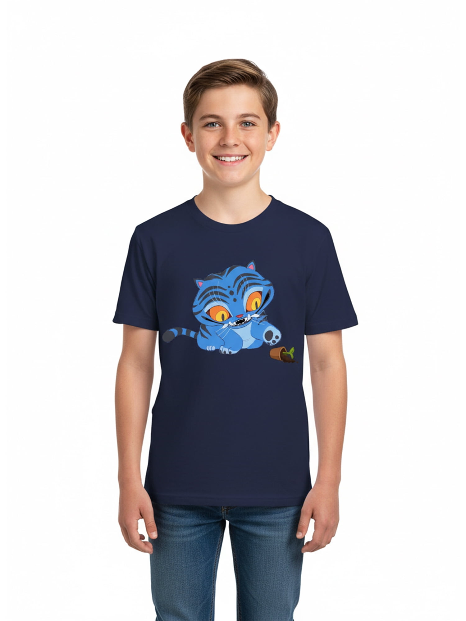 Kpop Demon Hunters, Boys' & Big Boys' Graphic T-Shirt, Chiby Derpy, Sizes XS-XXL