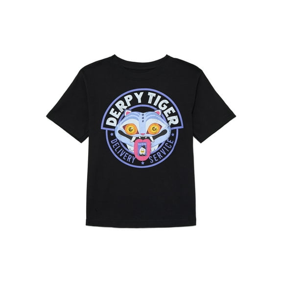 KPop Demon Hunters Boys Graphic Tee with Short Sleeves, Sizes XS-2XL