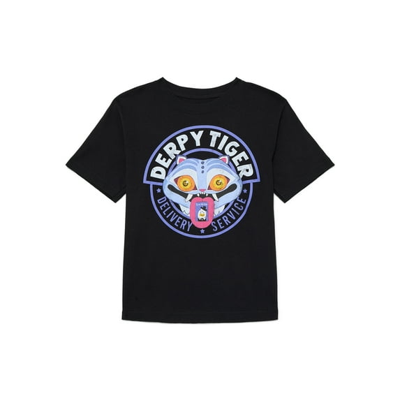 KPop Demon Hunters Boys Graphic Tee with Short Sleeves, Sizes XS-2XL