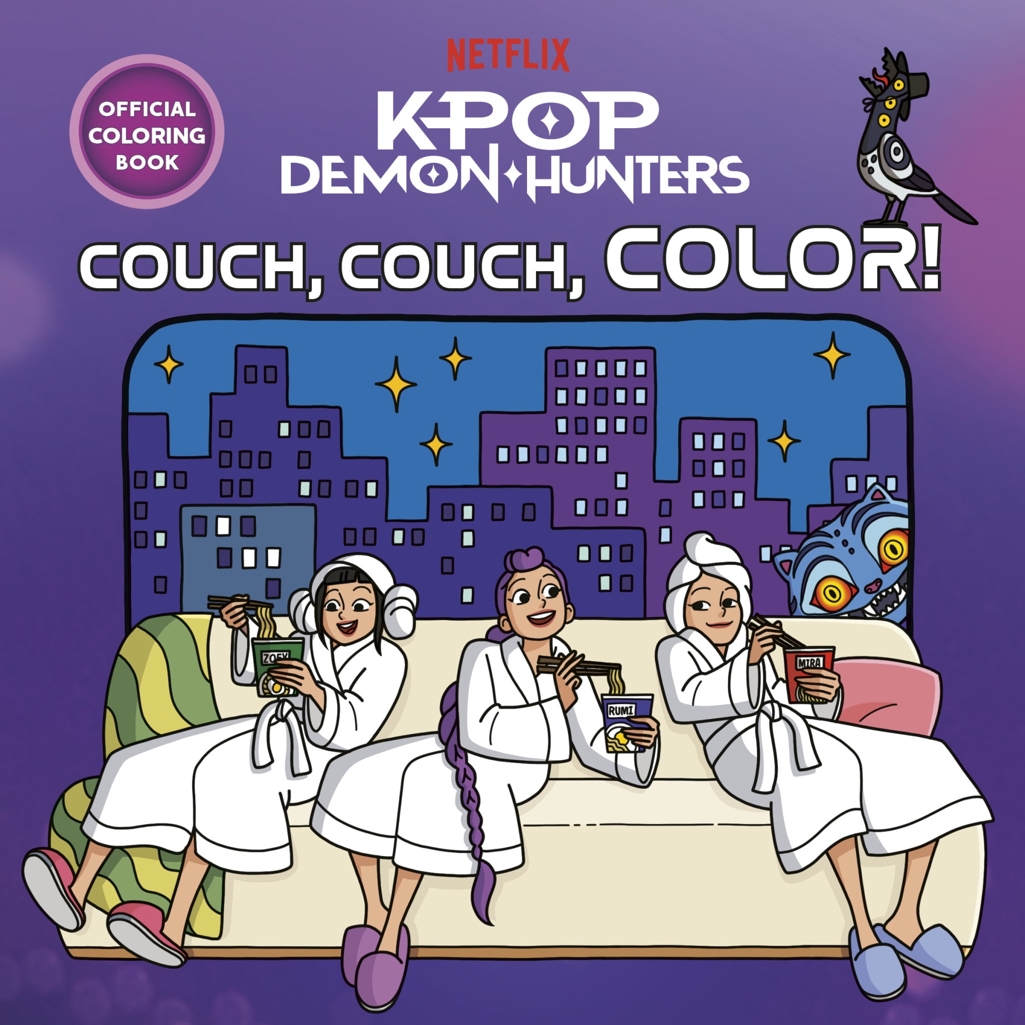 KPop Demon Hunters: Couch, Couch, Color! Official Coloring Book (Paperback)