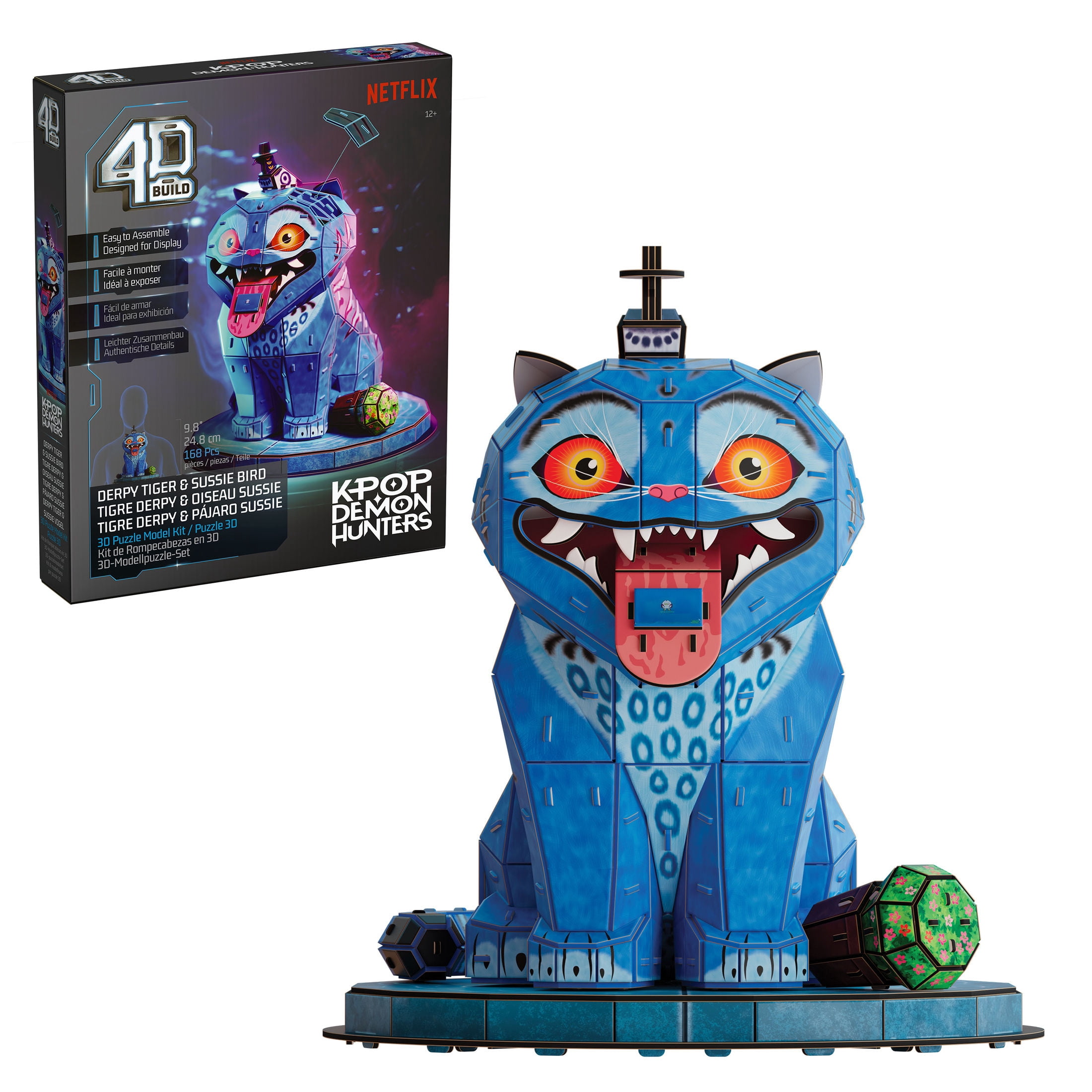 4D Build, KPop Demon Hunters Derpy Tiger & Sussie Bird 3D Puzzle