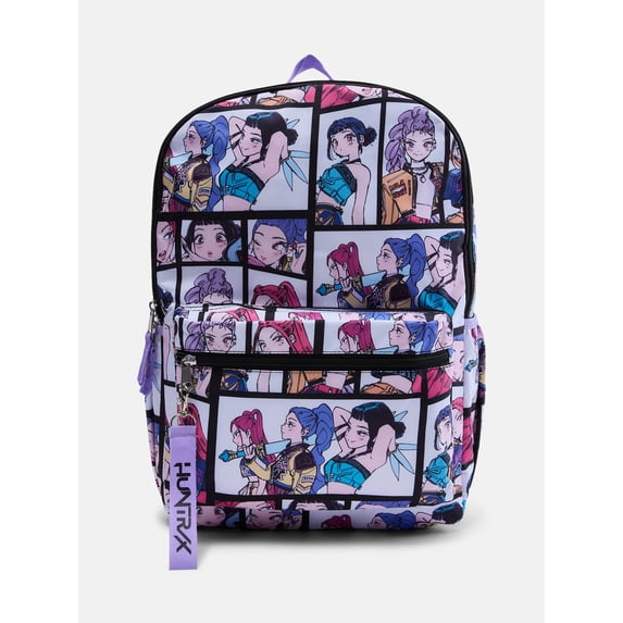 KPop Demon Hunters Girls 17" Huntrix Backpack, Black