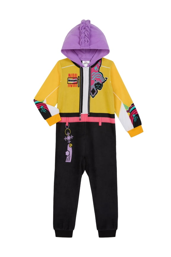 Kpop Demon Hunters Girls Union Suit with Hood, Sizes 6-12