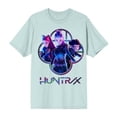 thumbnail image 1 of Kpop Demon Hunters Huntrix Capture Color Adult Blue Glass Crew Neck Short Sleeve T-Shirt-XXL, 1 of 2