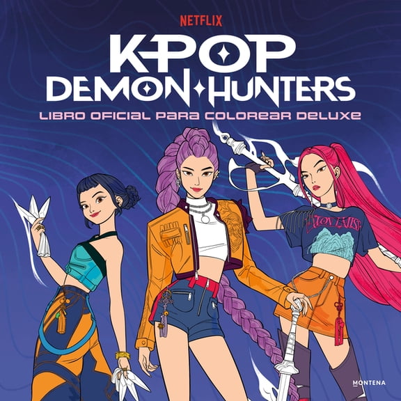 Kpop-Demon Hunters. Libro Oficial Para Colorear Deluxe / Kpop-Demon Hunters. Official Deluxe Coloring Book, (Paperback)