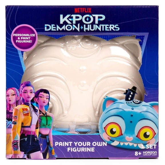 Netflix KPop Demon Hunters Derpy Figurine DIY Paint Kit