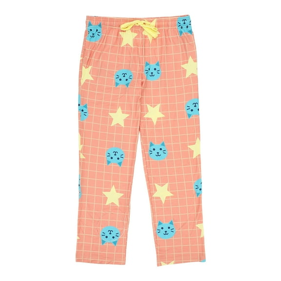Kpop Demon Hunters Rumi’s Cats and Stars Women’s Sleep Pajama Pants-XXL