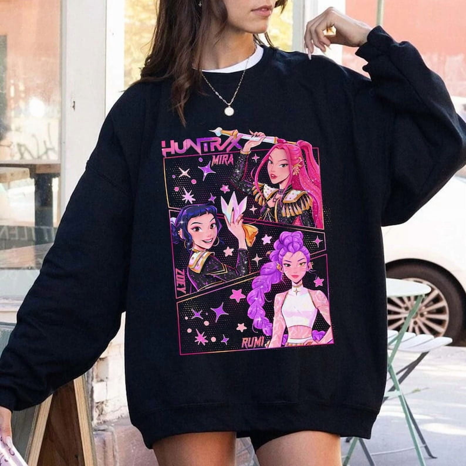Sweat à Capuche Imprimé Kpop - Style D-Demon H-Hunters, Unisexe, Manches Longues, Pour Cosplay Et Style Streetwear