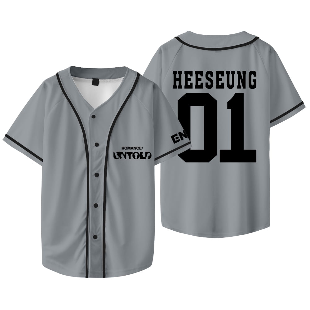 Kpop ENHYPEN Heeseung Baseball Jacket Tee Walk The Line World Tour