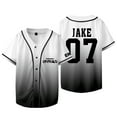 thumbnail image 1 of Kpop ENHYPEN Jake Baseball Jacket Tee Walk The Line World Tour Merch Unisex Short Sleeve T-Shirts, 1 of 6