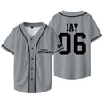 thumbnail image 1 of Kpop ENHYPEN Jay Baseball Jacket Tee Walk The Line World Tour Merch Unisex Short Sleeve T-Shirts, 1 of 6