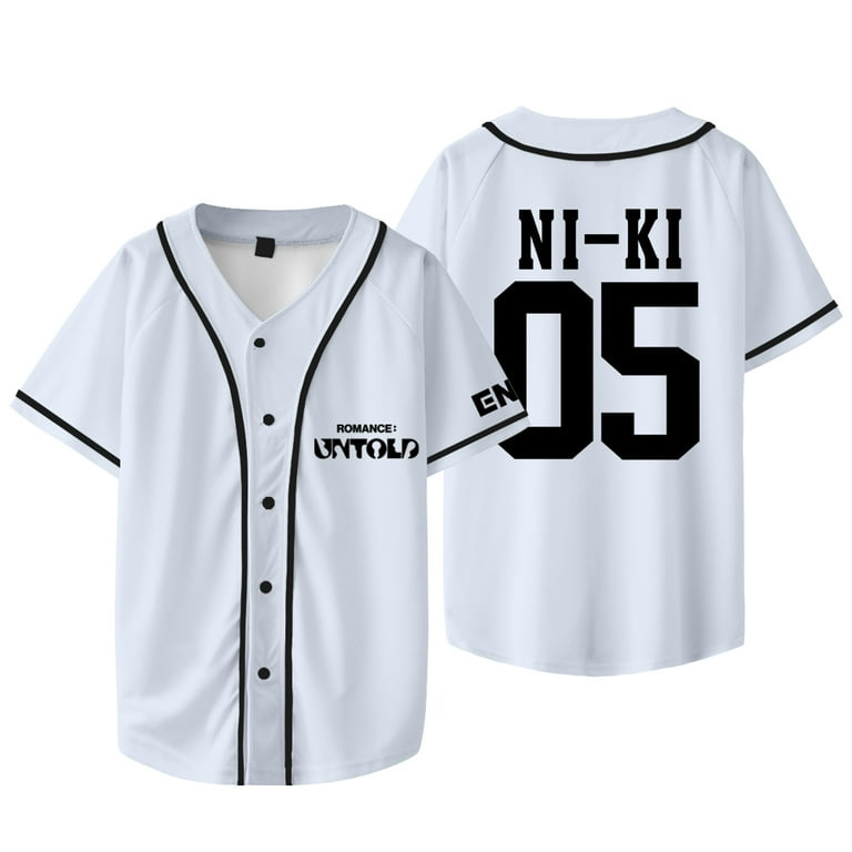 Kpop ENHYPEN Niki Baseball Jacket Tee Walk The Line World