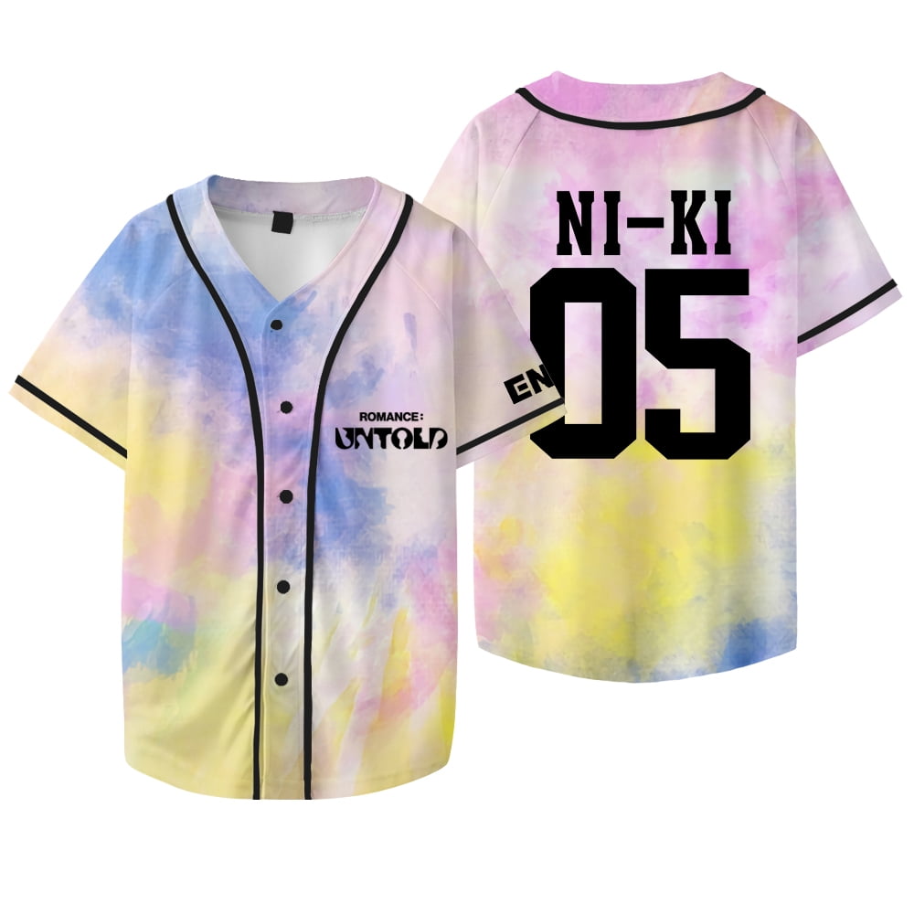 Kpop ENHYPEN Niki Baseball Jacket Tee Walk The Line World