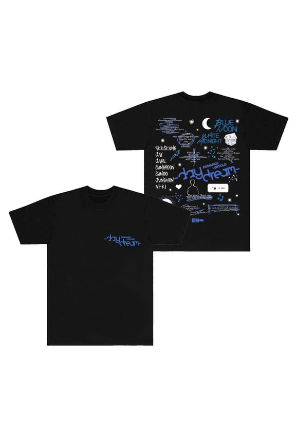 Kpop ENHYPEN Romance Untold Daydream T-Shirts Walk The Line World Tour Merch Unisex Short Sleeve Tee