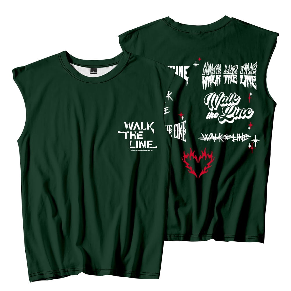 ENHYPEN walk the line Tシャツ ENHYPEN - [WORLD TOUR 'WALK THE LINE' ] (OFFICIAL MD