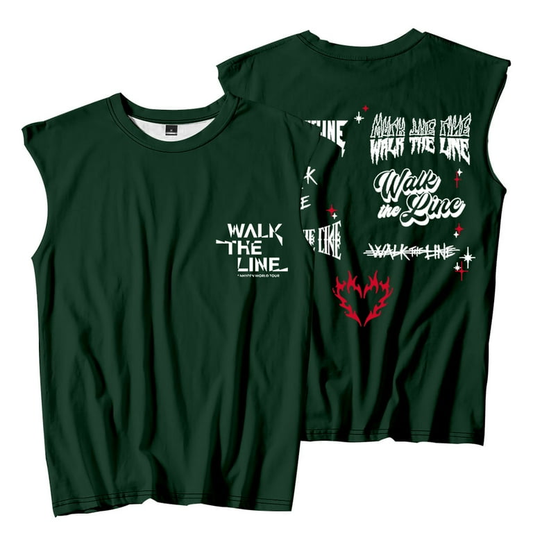 Kpop ENHYPEN Walk The Line World Tour Merch Sleeveless T