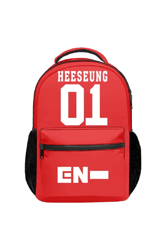 Kpop Enhypen HEESEUNG Backpack 2025 Walk Line World Tour Packsack Women Men Outdoor Rucksack Travel Bag