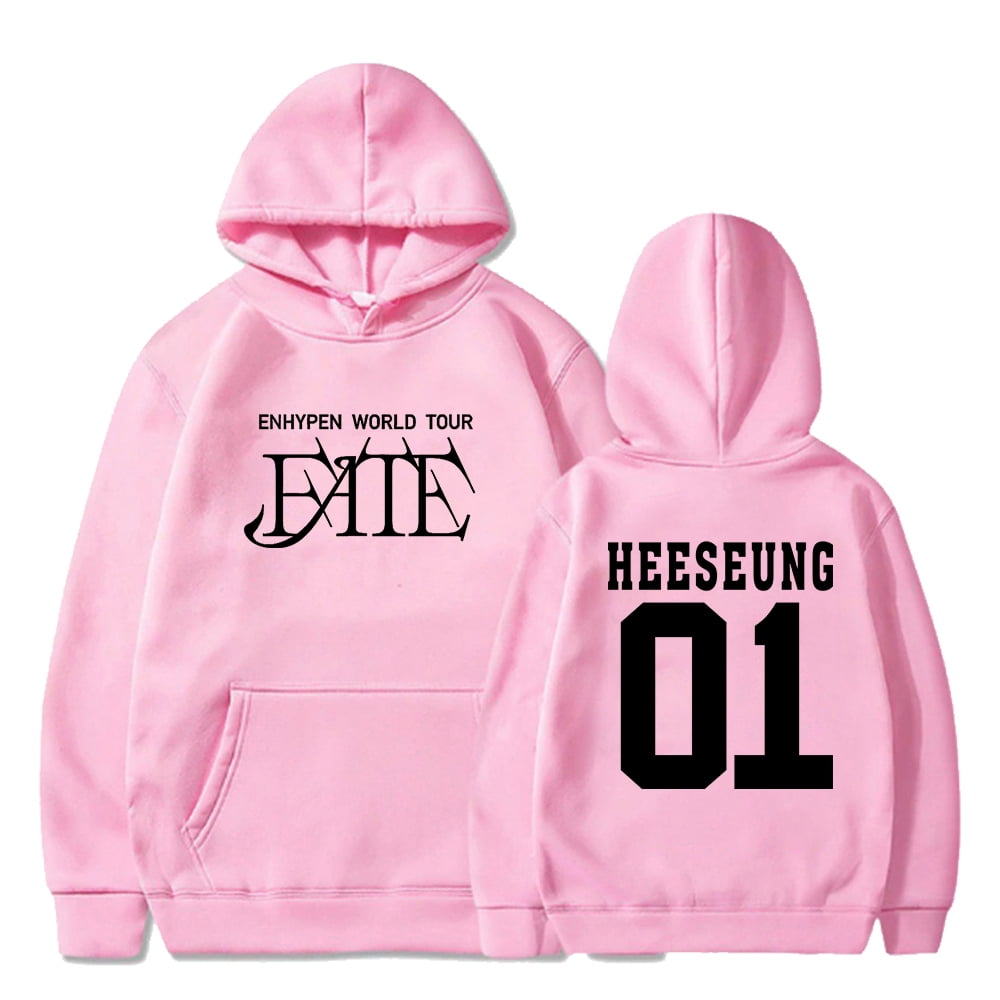 Kpop Enhypen HEESEUNG Merch FATE World Tour Hoodie Long Sleeve