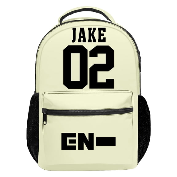 Kpop Enhypen JAKE Merch Backpack 2025 Walk Line World Tour Packsack Women Men Outdoor Rucksack Travel Bag