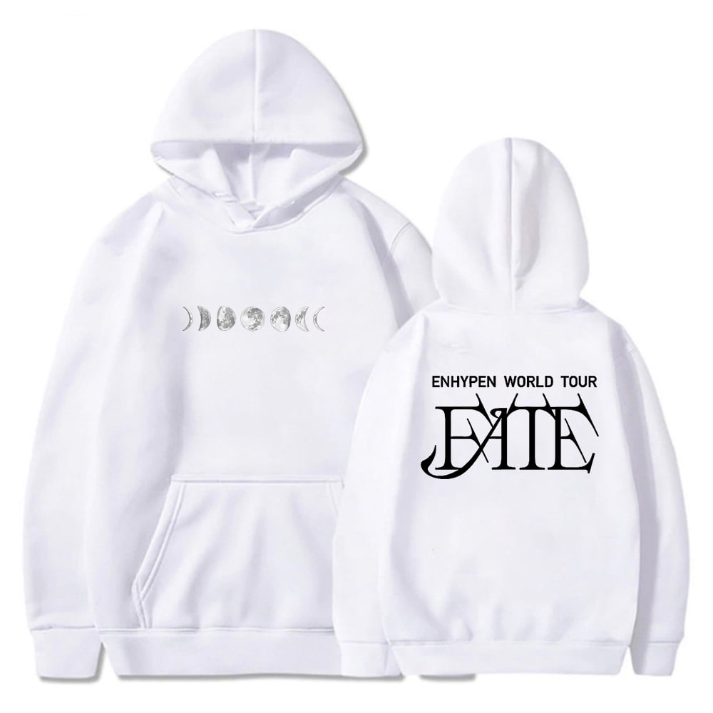 Kpop Enhypen Merch FATE World Tour Hoodie Long Sleeve Streetwear