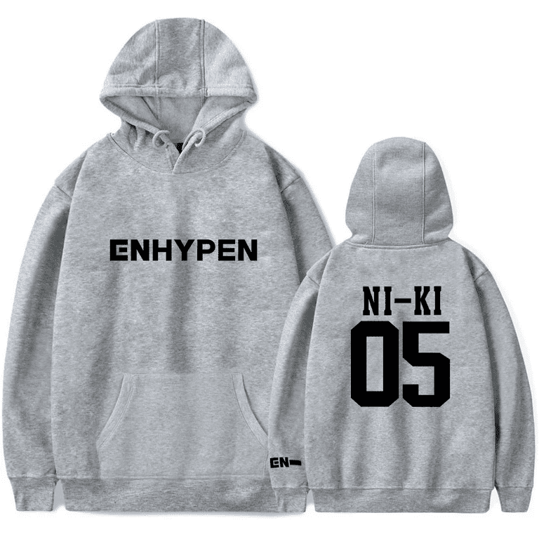 Kpop Enhypen Merch Hoodie NI-KI 05 Hoodie Women Men Long Sleeve
