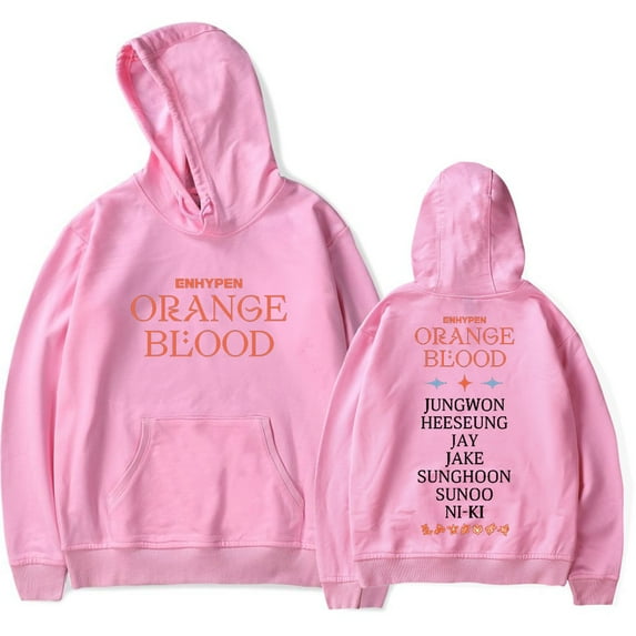 Kpop Enhypen Orange Blood Merch Men/Women Hoodies Sweatshirt Fashion Streetwear Casual
